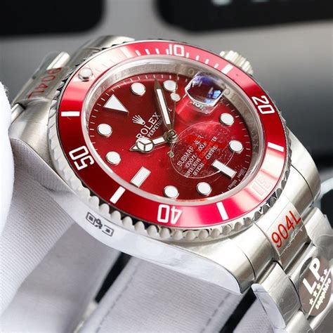 diamond red rolex|rolex submariner red face.